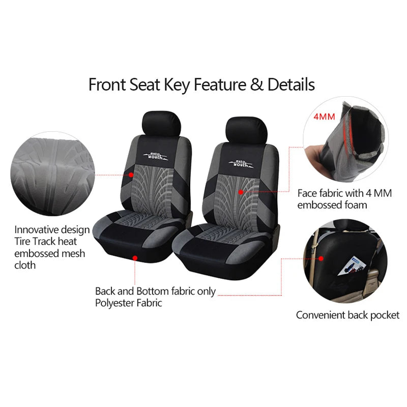 Car Seats Covers High Quality Covers Car Interior Suitable For golf VII For SAAB For RENAULT For Mitsubishi For ford For hyundai