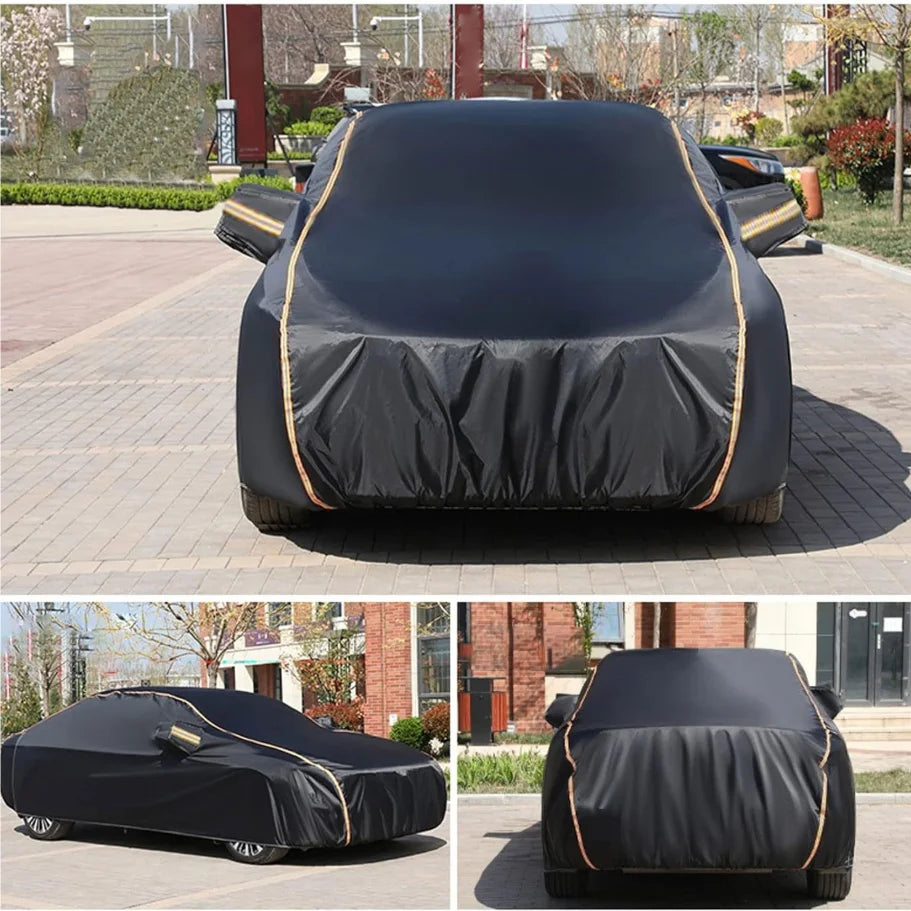 Universal Car Cover Oxford Cloth Full Vehicle Protection All-Season Sunshade Sunscreen Rainproof Waterproof for Cars