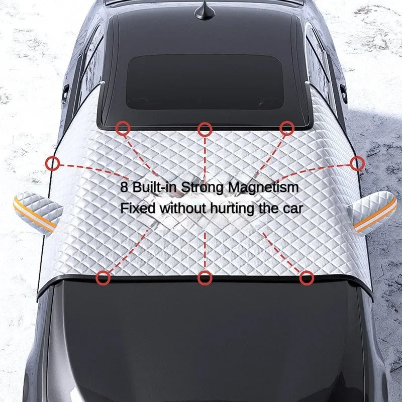 Car Front Windscreen Cover Universal Automobile Sunshade Snow Cover Car Windshield Ice Frost Sun Shade Protector Waterproof